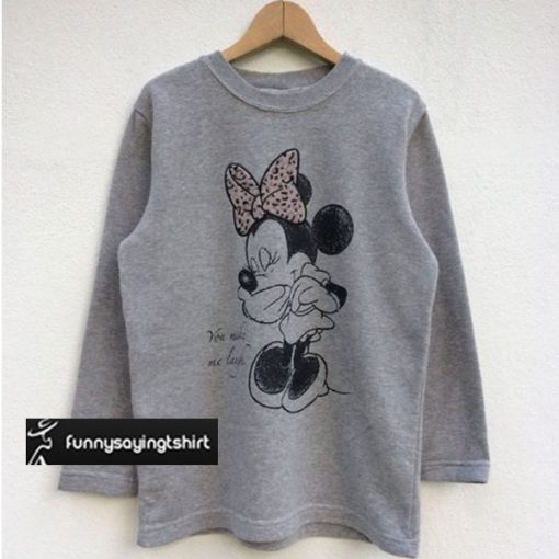 Vintage Minnie Mouse You Make Me Laugh sweatshirt