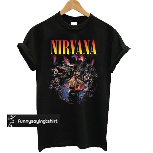 nirvana unplugged in new york t shirt