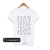 Alphabet Fuck Donald Trump T Shirt