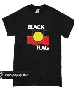 Black Flag X Aboriginal Flag T-Shirt