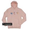 Bunnerfly Lines Bunny Butterfly Hoodie