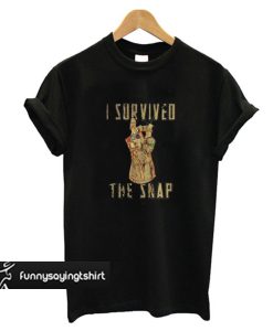 Gloves infinity I survived the snap T-Shirt