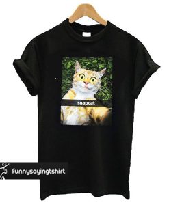 Humor Kitty Cat Snapcat Selfie Graphic t shirt