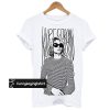 Kurt Cobain Stripes Nirvana T-shirt