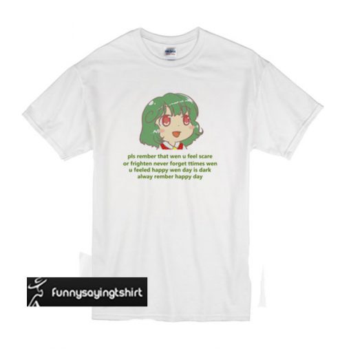 Pls Rember Ohayou Face T Shirt