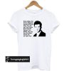 Rick Astley For Prime Minister t shirt