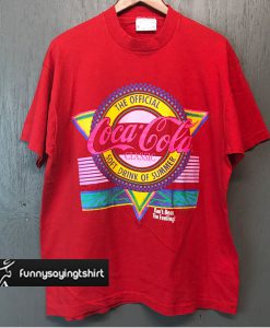 The Offical Drink In Summer Coca Cola t shirt