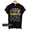 The Walking Dead All Character Signature t shirt