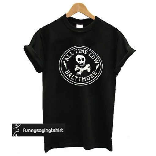 all time low baltimore t shirt