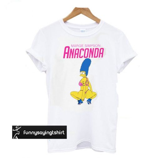 marge simpson anaconda t shirt