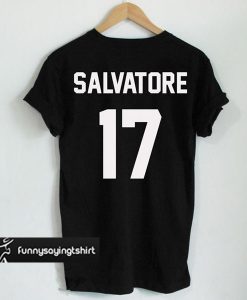 salvatore 17 t shirt back