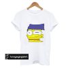 smeared marge simpson t shirt