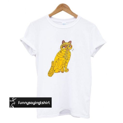 Abba Yellow Cat t shirt