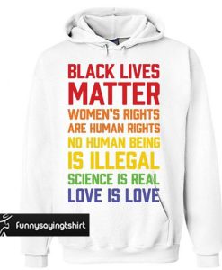 Black Lives Matter List hoodie