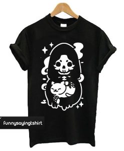 Death and Kitty t shirt