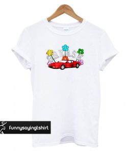 Grease Car Flowers t shirt