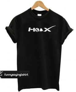 HOAX Flat Earth t shirt