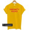 Virginity Rocks Kiss t shirt
