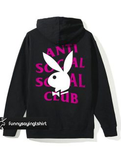 Anti Social Social Club Playboy hoodie back