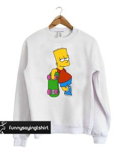 Bart The Simpsons Skateboard sweatshirt
