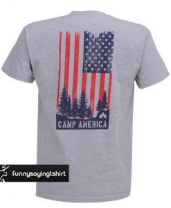 Camp America Grey Back t shirt