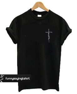 FAITH pocket print t shirt