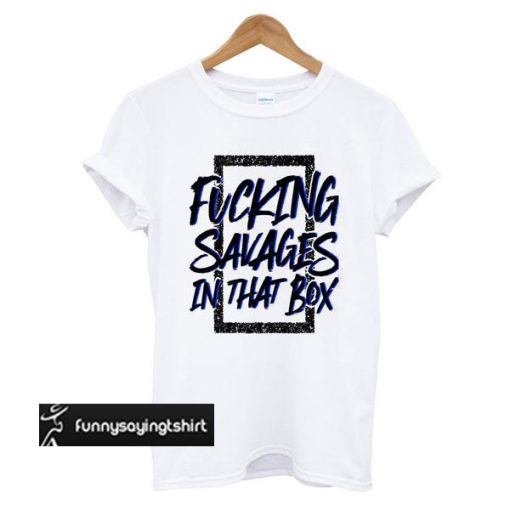 Fucking Savages – New York Yankees t shirt