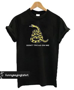 Gadsden Flag Don’t Tread On Me Black t shirt