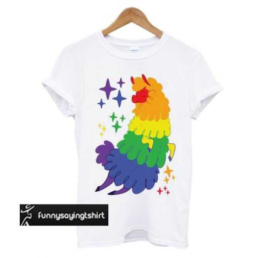 Gay Llama t shirt