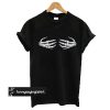 HALLOWEEN skeleton hands boobs t shirt