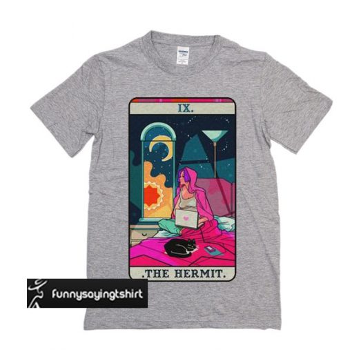 Hermit Tarot Card t shirt