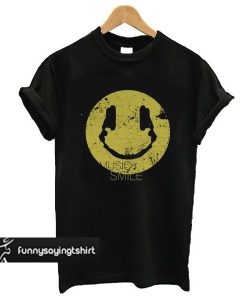 Music Smile t shirt