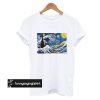 The Great Wave off Kanagawa t shirt