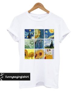 Van Gogh Painting Print t shirt