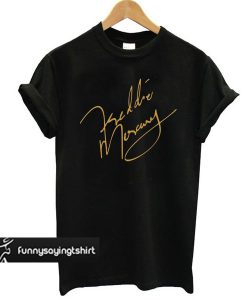 Freddie Mercury Signature t shirt