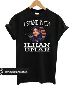 I Stand with Ilhan Omar Vintage Design t shirt