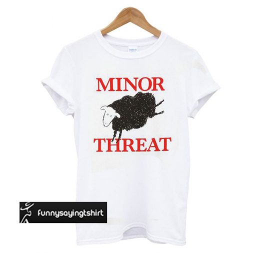 Minor Threat Black Sheep Out Of Step t shirt