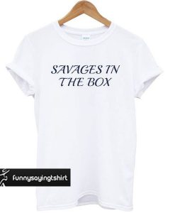 New York Yankees Savages In The Box White t shirt