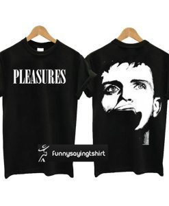 PLEASURES Ian Black t shirt