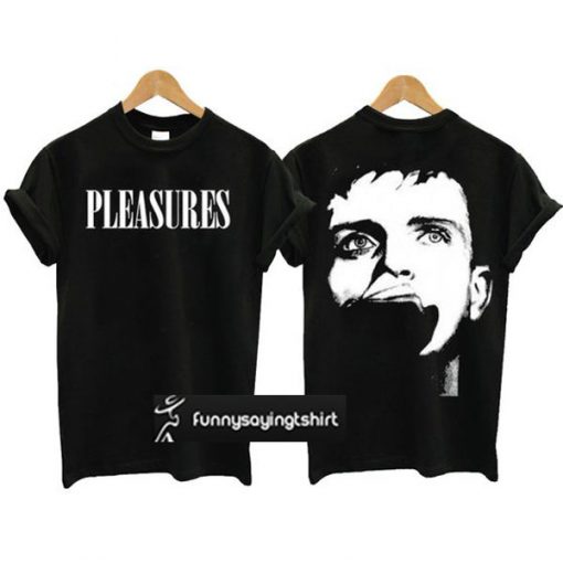 PLEASURES Ian Black t shirt