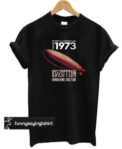 Visual Philosophy Led Zeppelin 1973 Concert Tour t shirt