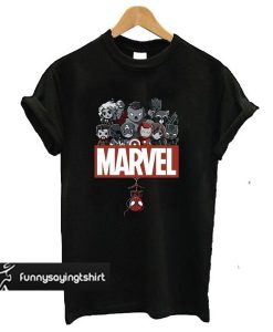 Cartoon Marvel All Characters t shirt