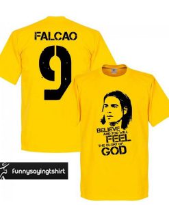 Colombia Falcao Yellow t shirt