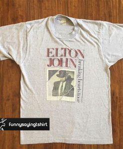 Elton John Breaking Hearts Tour t shirt