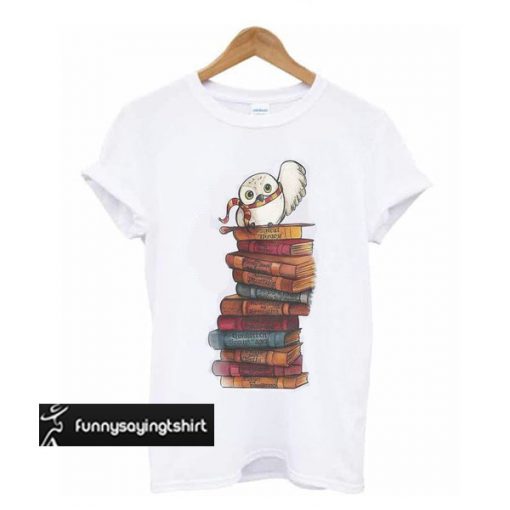 Owl And Books t shirt