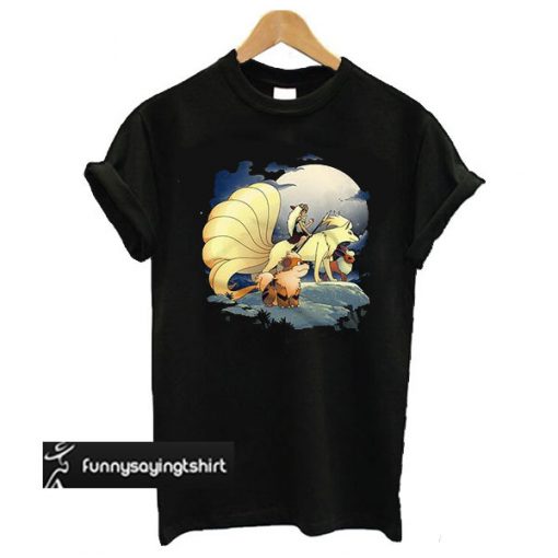 Princess Mononoke + Pokemon t shirt