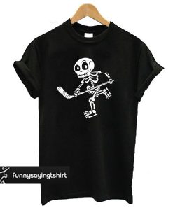 Skeleton Hockey Lovers Halloween t shirt