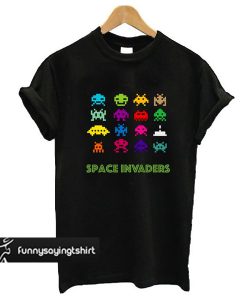 Space Invaders t shirt