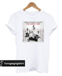 The Backstreet Boys DNA World Tour t shirt