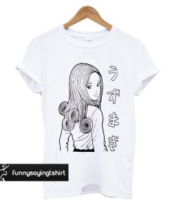 Tomie Junji Ito Uzumaki t shirt